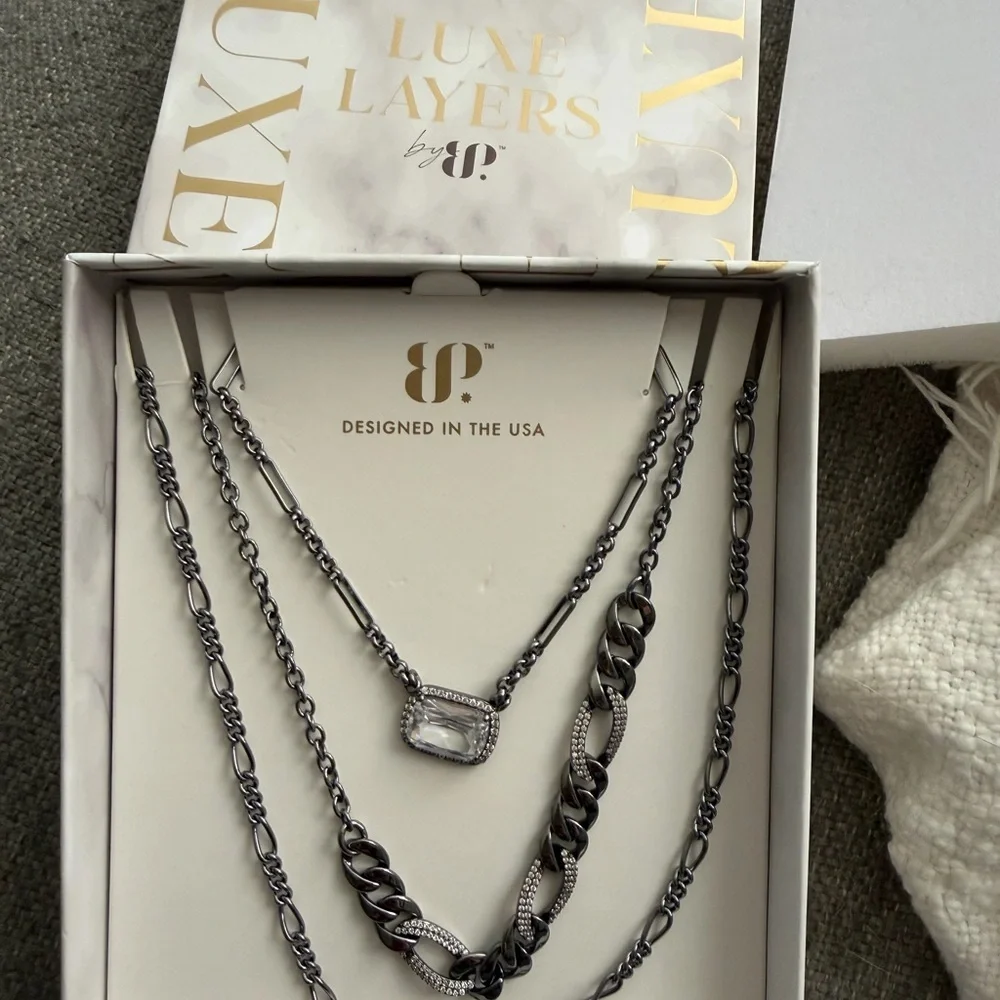 ✨ Luxe Layers by BP — “A Joyous Day” Necklace Set ✨ - Picture 3 of 3